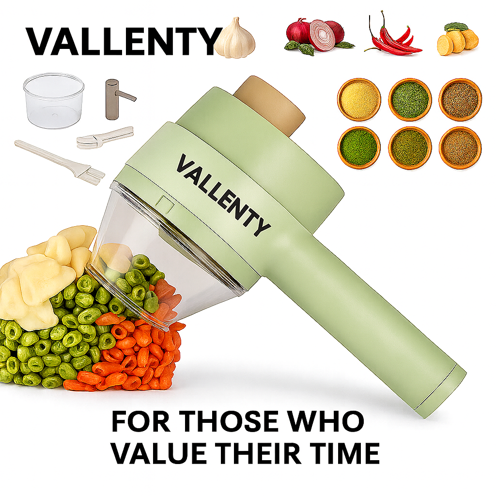 Vallenty 4-in-1 Multifunctional Vegetable Cutter